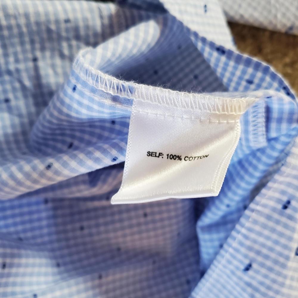 Jane and Delancey Gingham bell sleeve top - Picture 3 of 4